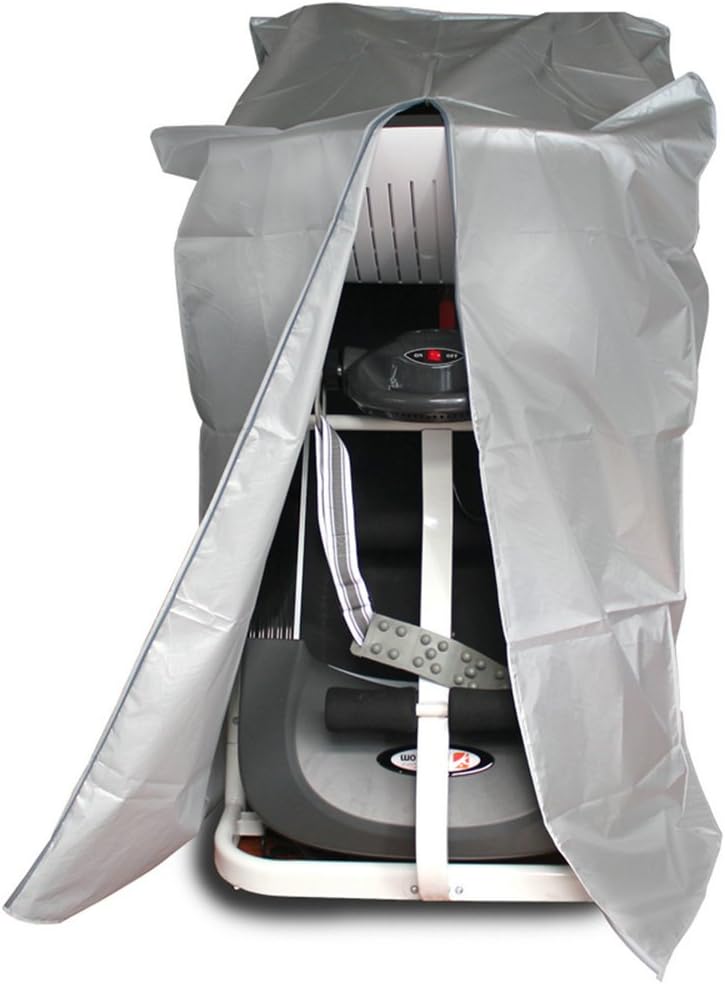 egymcom Treadmill Waterproof Zipper Dust Cover asy Cleaning Floding Protective Cover For Home Use (Silver)