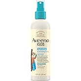 Aveeno Kids Hydrating Detangling Spray with Oat Extract, Quickly Detangles Hair, Tear-Free, Gentle on Sensitive Skin & Scalp,