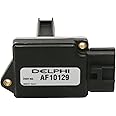 Delphi AF10129 Mass Air Flow Sensor, Black, Standard