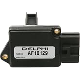 Delphi AF10129 Mass Air Flow Sensor | Replaces AFLS-181RM 3L3Z 12B579-AB 3L3Z 12B579-ARM MF21195 917-966 MA337 221195 5S7260 SU8750 64-1847 MAF0040 245-1225.