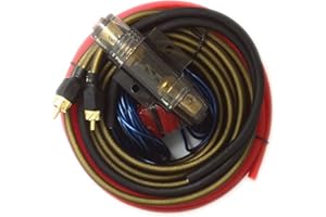 Car Stereo Wiring Kit Cable Fuse Holder Audio Amplifier Subwoofer Speaker Installation Wires 8GA Power Cables