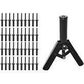 ALL-CARB 41 PC Plastic Rivet Gun Set Riveter Hand Tool with 40Pcs Poly Rivets Suitable for Automotive Applications