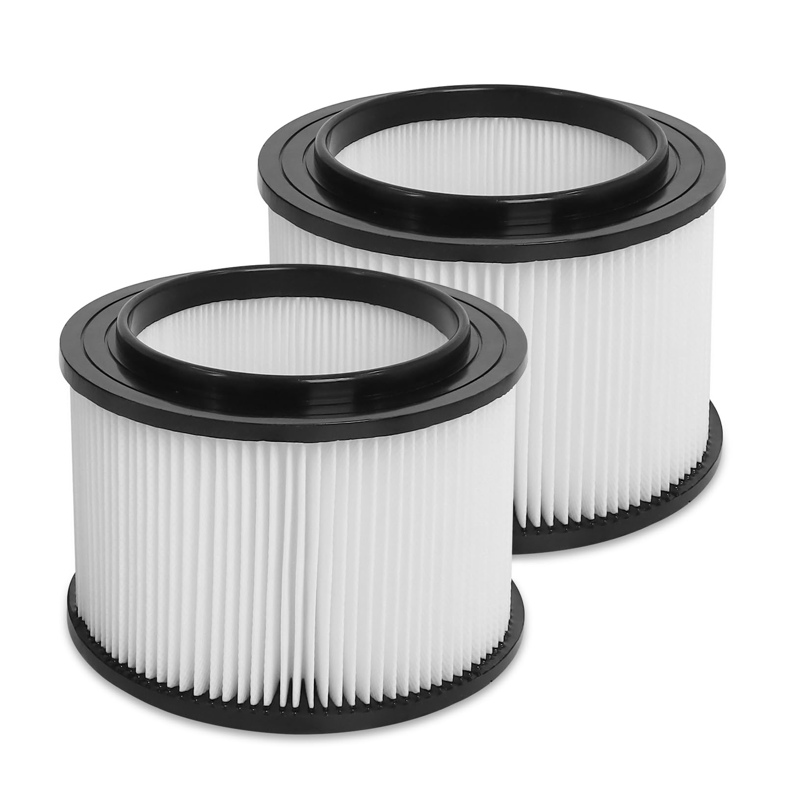 Photo 1 of 17810 Filter Compatible with Craftsman 3 to 4 Gallon Vacuum Filter,9-17810 Wet Dry Vacuum Filter Compatible with Craftsman 177680, 179410, 179500, 177765, 178930 (2 pack)