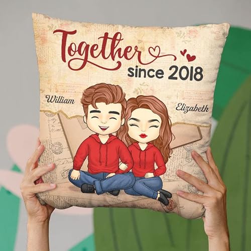 Pawfect House We're Together Since Couple Personalized Throw