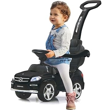 Stimo Mercedes Benz AMG Rutschauto (offiziell lizenziert) Kinder Fahrzeug Rutscher Auto (AMG GL63 SCHWARZ)