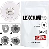 Lexcam Adhesive Patches Pre-Cut for Dexcom G7, Stelo – Pack of 30 – Waterproof, Transparent Overpatches for Continuous Glucos