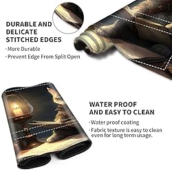 EDGFRTOIO Playmat with Zones for MTG Card Game