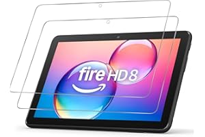 GOZOPO for New 8/8 Plus /8 Kids /8 Kids Pro Tablet 8 inch (2024/2022/2020) Screen Protector, Tempered Glass, No Bubbles [2 Pa