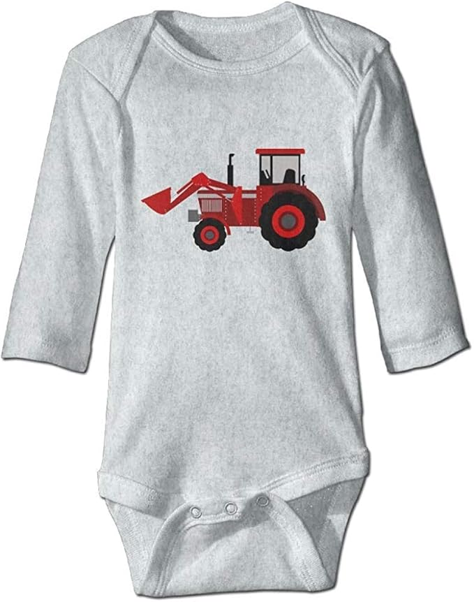 Huijiaoo Farmer Tractor Baby Jumpsuit Infant Boy Girl Clothes Cotton