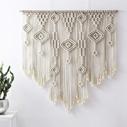 Zcrfy Tapices Macrame Colgar De La Pared Nordica Hechos A Mano Ins