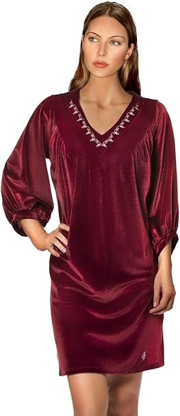 Chemise de nuit velours femme Clearance