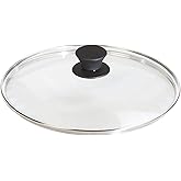 Lodge Round Tempered Glass Lid - Versatile Glass Lid for 10.25 Inch Skillets, Pans, and Dutch Ovens - Dishwasher Safe and Ove