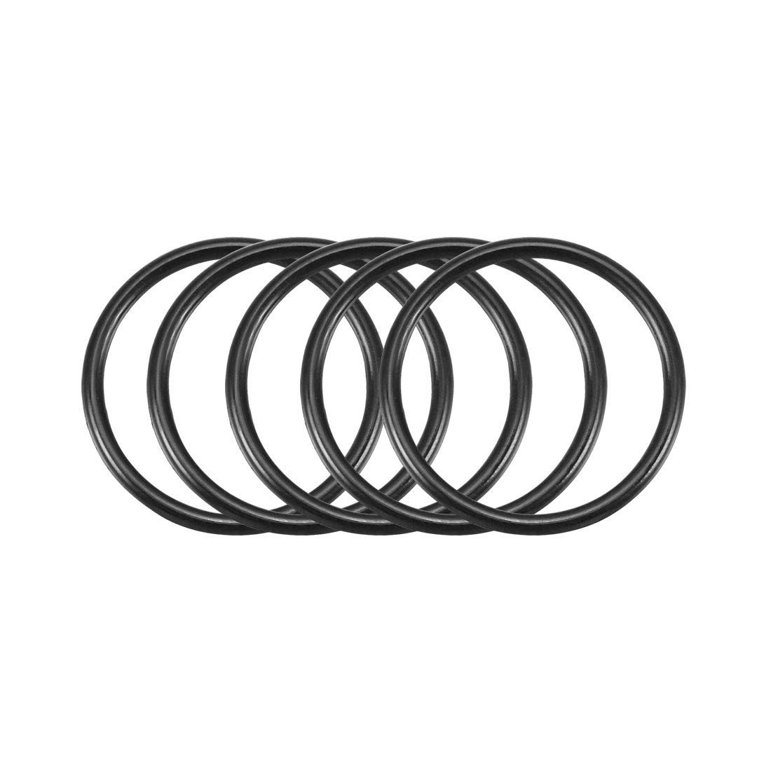 Sourcingmap Nitrile Rubber O-Rings, 20mm OD 17mm ID 1.5mm Width, Metric Sealing Gasket, Pack of 50