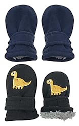 N'Ice Caps Baby Toddler Mittens Kids 2 Pairs Fleece