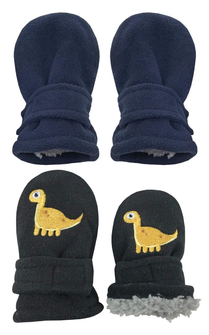 N'Ice Caps Baby Toddler Mittens Kids 2 Pairs Fleece