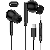 Wired Earbuds USB-C Headphones for Samsung Buds Galaxy S26 S25 Ultra S24 A17 A16 A36 A6 Apple Wired iPhone 17 17Pro Air Pods16e 16 Pro Max 15 Plus in-Ear Buds Type C Earphones Usbc Corded Auriculares