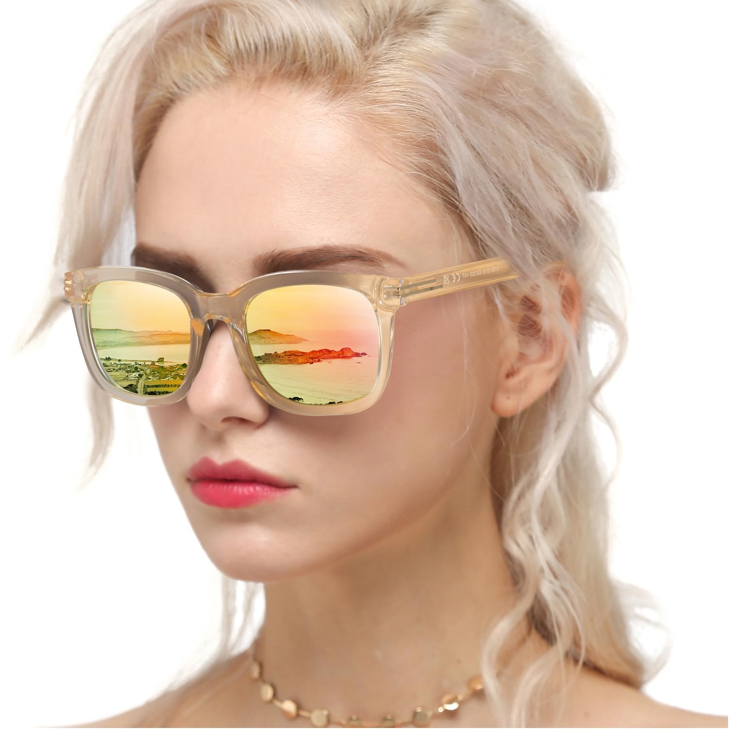 Myiaur Polarized Sunglasses for Women, Trendy Big