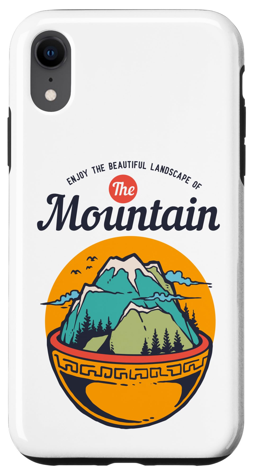 iPhone XR Mountain Bowl: Summit Serenity Case