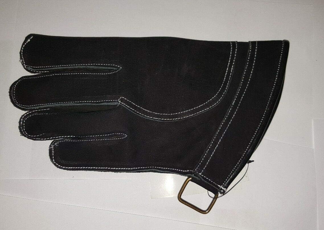 Falconry Glove Double Skinned Nubuck Leather 10 Inches Long 2 Layers (All Sizes)