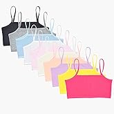 VeaRin Starter Bras for Girls 8-10,Girl's Cotton Cami Crop Bra