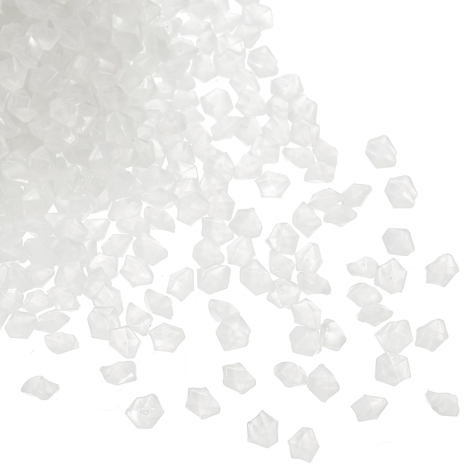 YOKIVE 3000 Pcs Glow in the Dark Rocks, Glowing Stones Luminous Decorative Pebbles, Great for Garden, Yard, Pool, Fish Tank, Walkways (White, 3-5-mm)