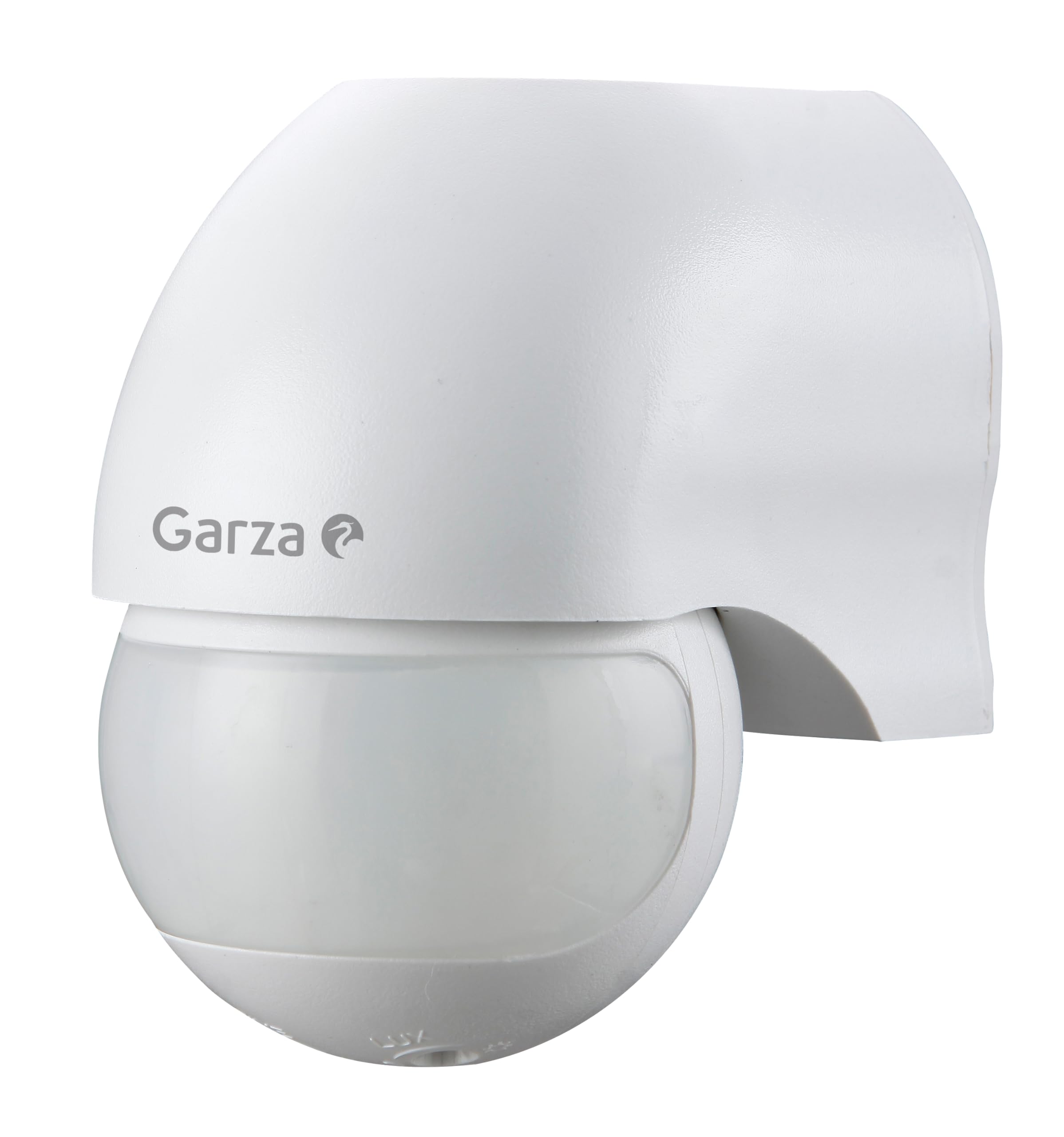Garza Wall Power – Infrared Motion Detector, 180 ° Detection Angle, IP44 (Exterior), White