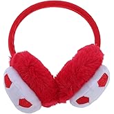 POPETPOP Kids Earmuffs Soft Plush Winter Ear Warmers Lightweight Durable Warm Protective Ear Cover for Outdoor Sports and School