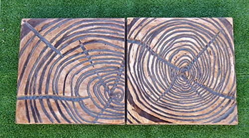 SET 5 pcs PLASTIC MOLDS CONCRETE PAVING SLABS STONE PATIO #S17