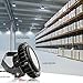 Adiding LED High Bay Warehouse Lighting, 150W (600W HID/HPS equivalent) UFO High Bay Light Fixture Lumileds LED Chips 19500 Lumens 5000K 1-10V Dimmable MeanWell Driver for Garage Workshop DLC UL Black