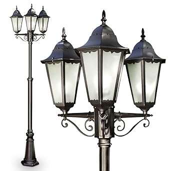 je max Aluguß in Schwarz matt mit Klarglas-Scheiben höhenverstellbar