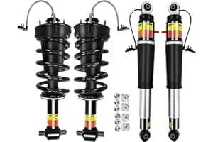 LUFT MEISTAR 84176631 84176675 4PCS Front & Rear Shocks Struts Assembly Magnetic Ride Control Suspension Compatible with Cadillac Escalade fits for Chevy Tahoe Suburban fits for GMC Yukon XL 2015-2020