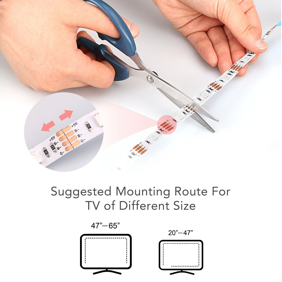 AGPTEK Tiras Led RGB 5 Metros 300 Leds 5050 SMD IP65 Impermeable con