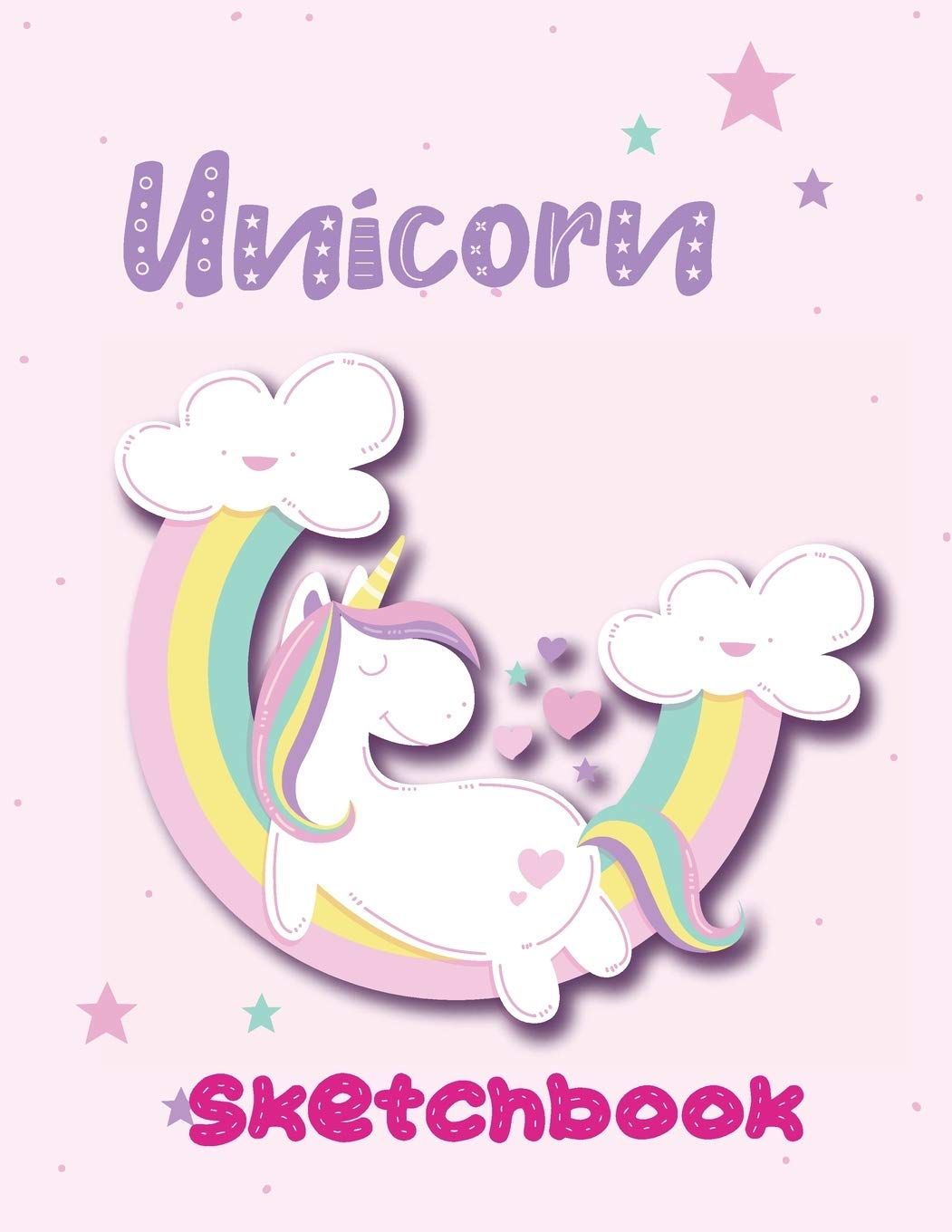Unicorn Sketchbook Sketchbook Cute Unicorn Large Blank