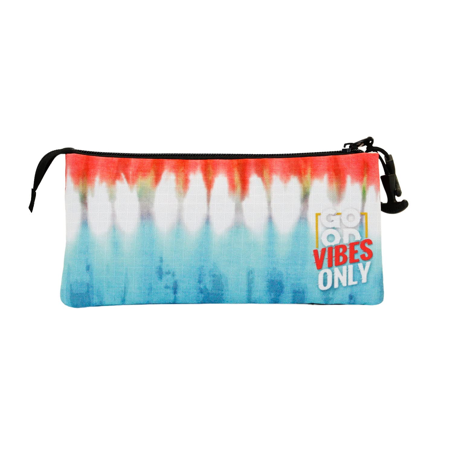 Oh My Pop! Good Vibes Mint-ECO Triple Pencil Case, Blue