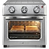 VAL CUCINA 6-in-1 Air Fryer Toaster Oven Combo, Compact 12.7 QT Small Countertop Convection Oven, Fits 9" Pizza & 4 Toast, He