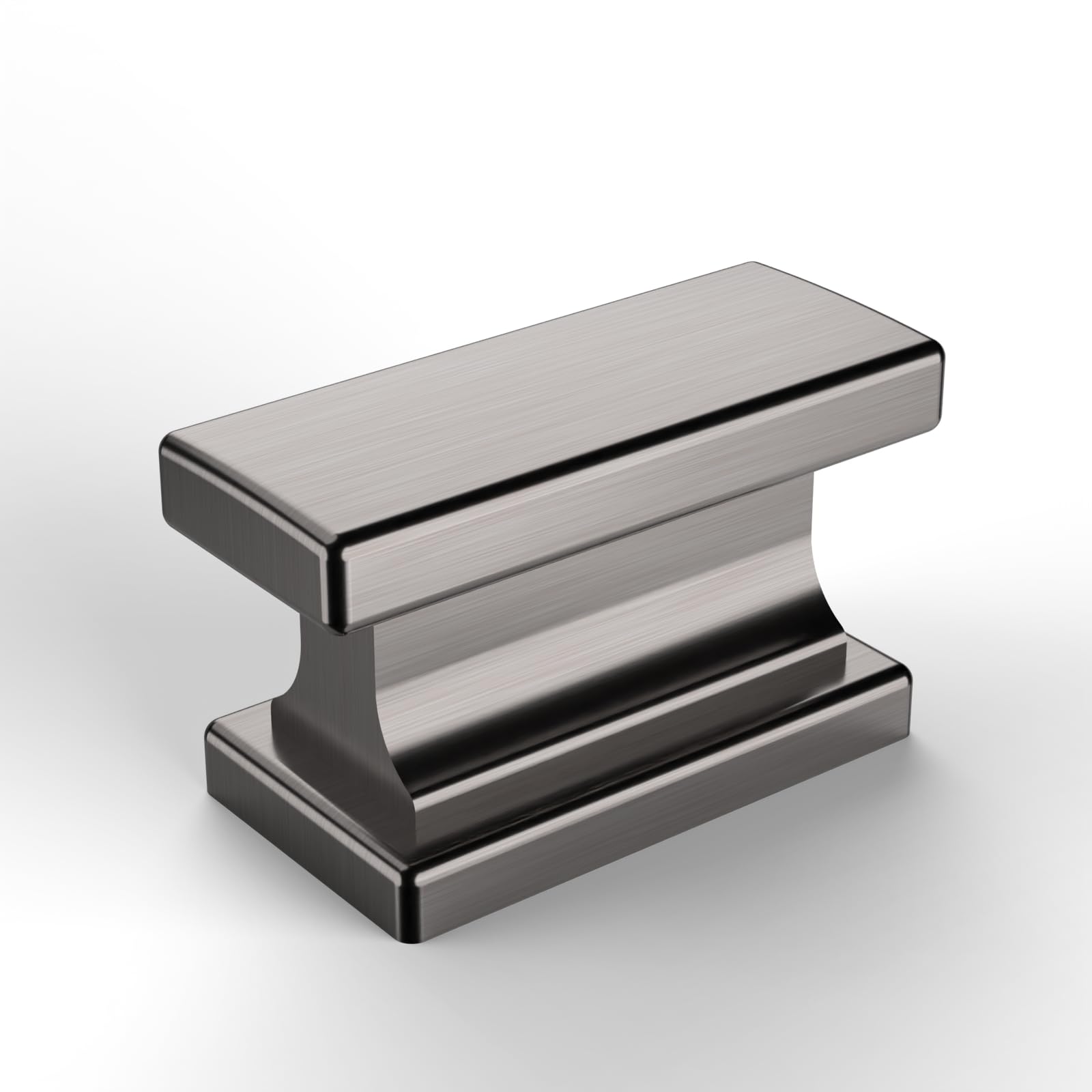 Asidrama 10 Pack Brushed Black Nickel Kitchen Cabinet Knobs for Dresser Drawers - Zinc Hardware Image