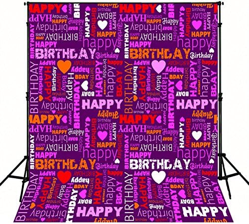 1.5X2m Baby Birthday Background Stage Thick Photgraphy Material Pink Theme Livly Heart for Frinedly