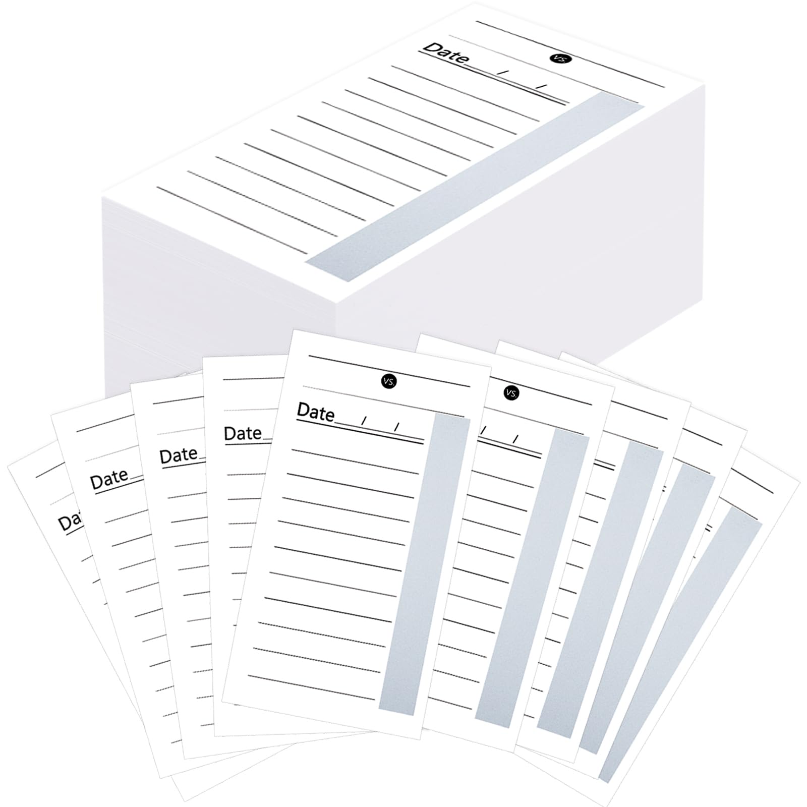 Photo 1 of 100 Packs 10 Line Football Sports Strip Cards, 100 No-Repeat Super Football Bowl Pool Card Baseball Boxing Soccer Volleyball Playing Scratch Off Cards for Sports Game Party Favor