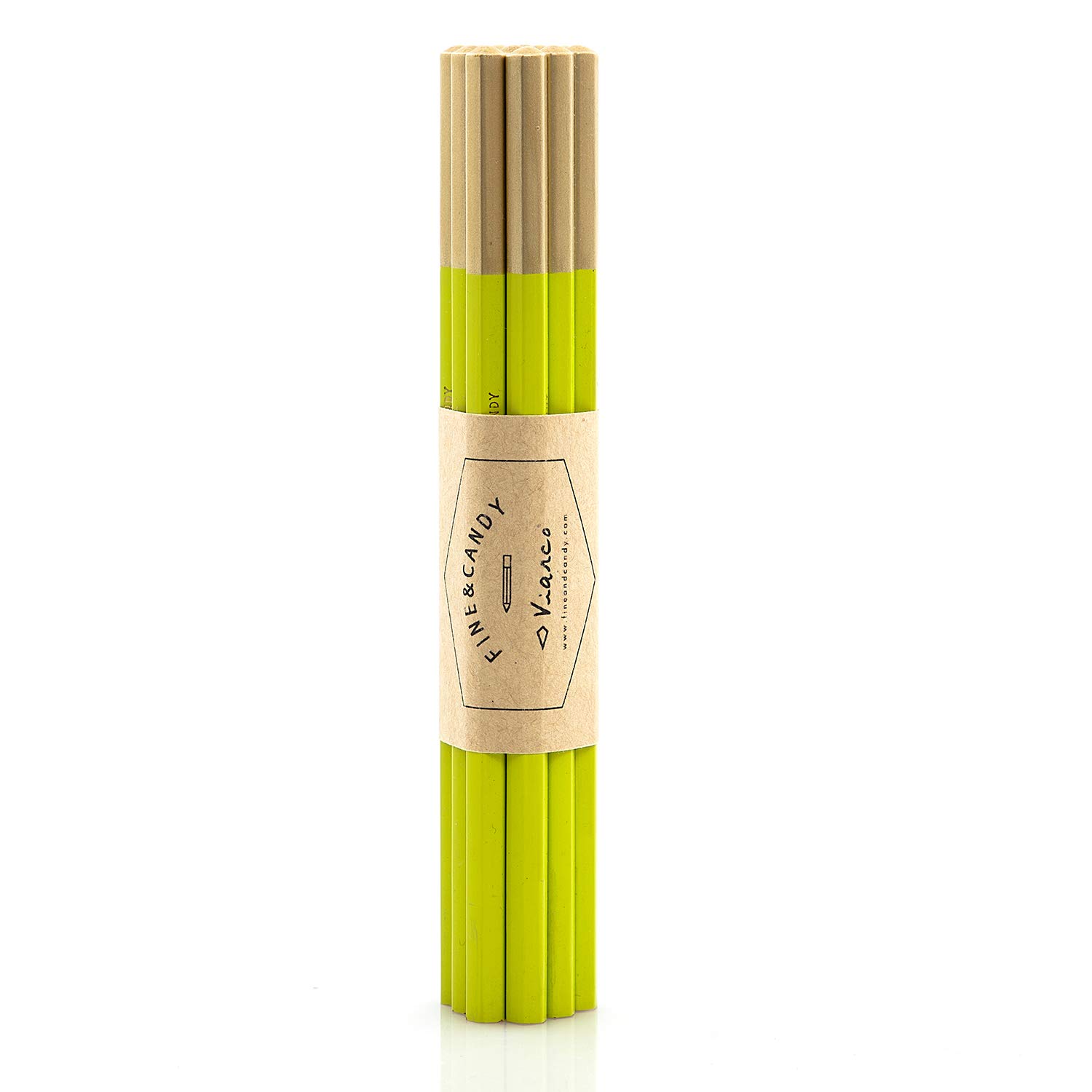 Fine & Candy Set of 12 Lime Pencils