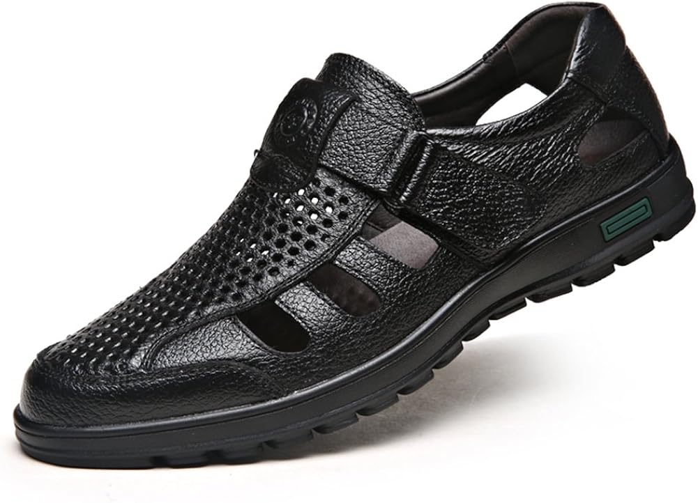 CMM Men's Summer Shoes Closed Toe Strappy Sandals Business Sandals