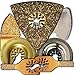 7piece Flooring Tile and Grout Blade Pack Oscillating Multitool Blades Fits Fein Multimaster Makita Genesis Bosch Dremel Craftsman Bolt-on Nextec Ridgid Ryobi Makita Milwaukee Dewalt Rockwell Hyperlock Chicago Stainley Skil King Canada Multi Tools