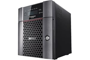 BUFFALO TeraStation 5420DN Desktop NAS 8TB (2x4TB) With HDD Hard Drives - 4 Bay/RAID/iSCSI/10GbE NAS Server - Network Storage