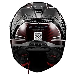 LS2 Helmets Thunder Carbon Lightning Helmet