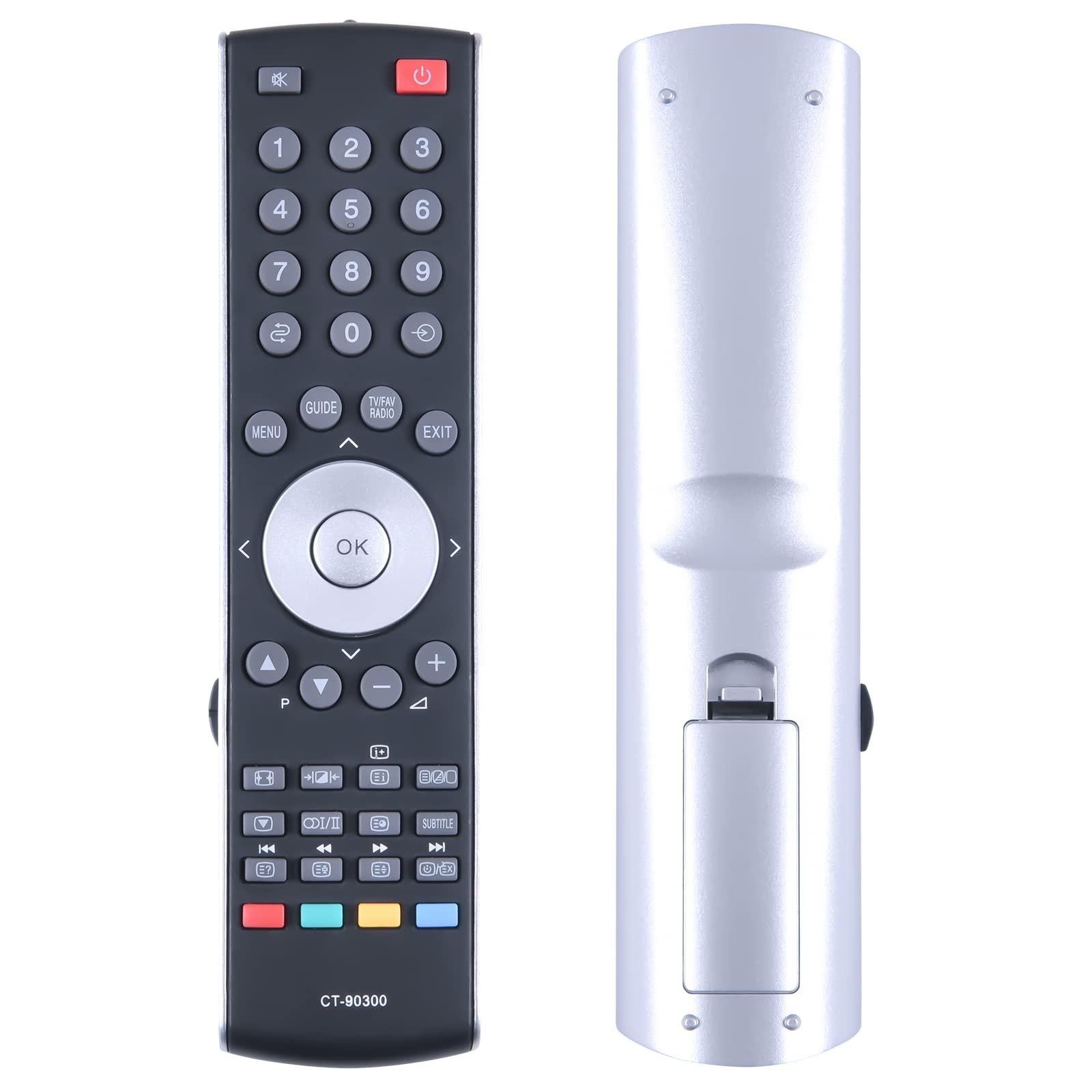TCNOUMT CT-90300 Replacement Remote Control fit for Toshiba TV CT90300 19AV505D 26AV505D 32AV503D 32AV555DG 32AV563D 37AV505D 42AV504D 42AV554D 37AV555D 37AV504D 42AV505DB 32AV505DB — image 1