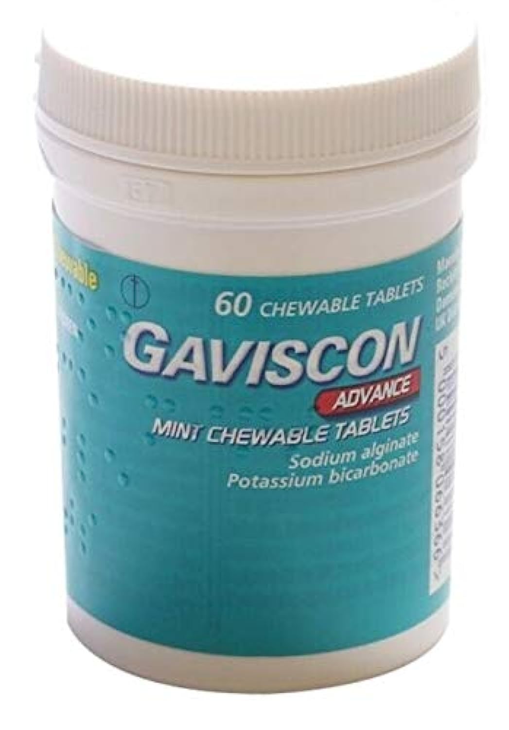GAVISCON Advance Mint CHEWABLE Tablets 60 Pack (Mint)