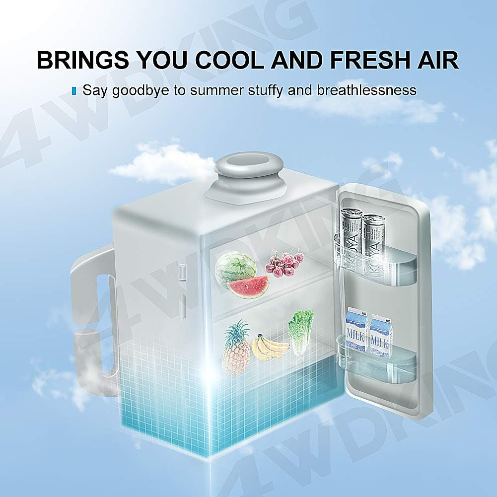 4WDKING Rechargeable Electrical Air Purifying, Reusable Portable Air Purifier with HEPA Filter for Sleeping Outdoor Sports Housework: Kitchen & Dining