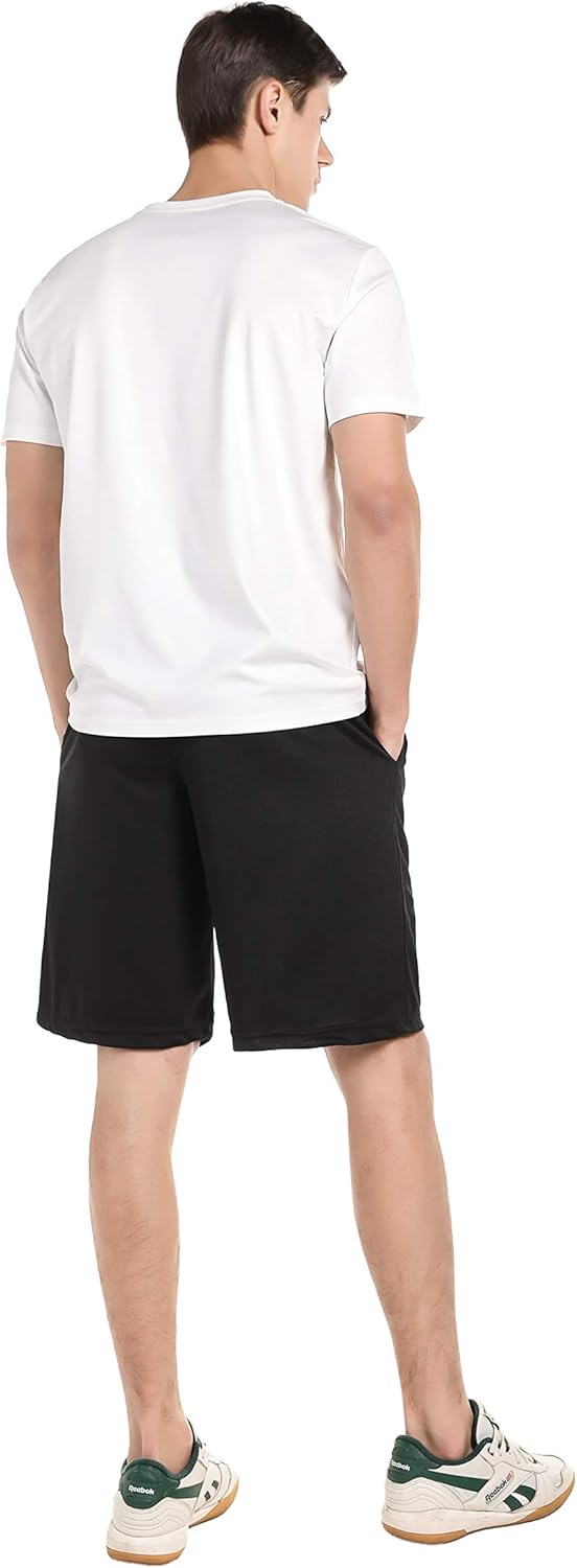 SAYFINE 2 Packs Men’s Atheletic Shorts, Black Mens Workout Sport Active Loose-Fit Shorts: Clothing