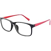 GQUEEN Fake Clear Glasses Non Prescription Glasses Eyeglasses Rectangular Frame, 201512
