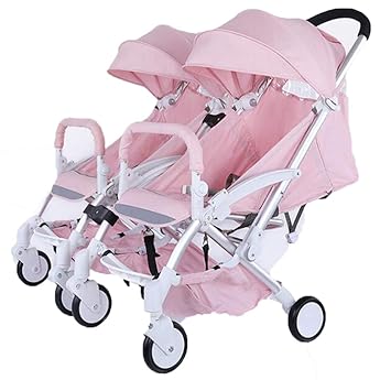 Zljxp Twin Kinderwagen Leichtgewicht Falten Abnehmbar Zweites Kind Doppelter Baby Stroller Amazon De Baby