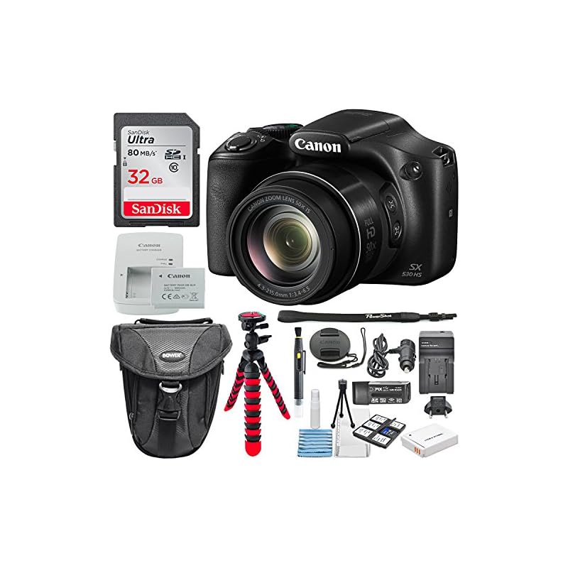 Canon Powershot SX530 HS 16MP WiFi SuperZoom Digital Camera 50x